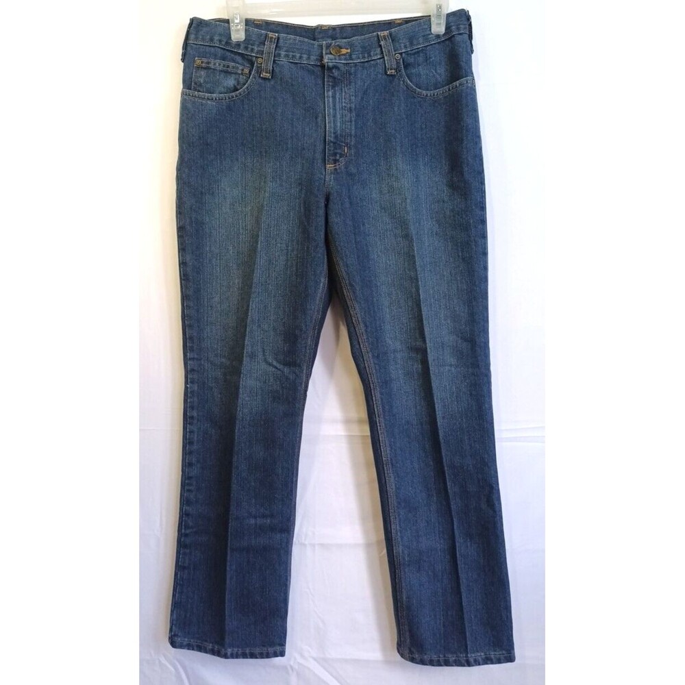 Carhartt Men's Traditional Medium Wash Denim Jeans 36x30 Straight Leg